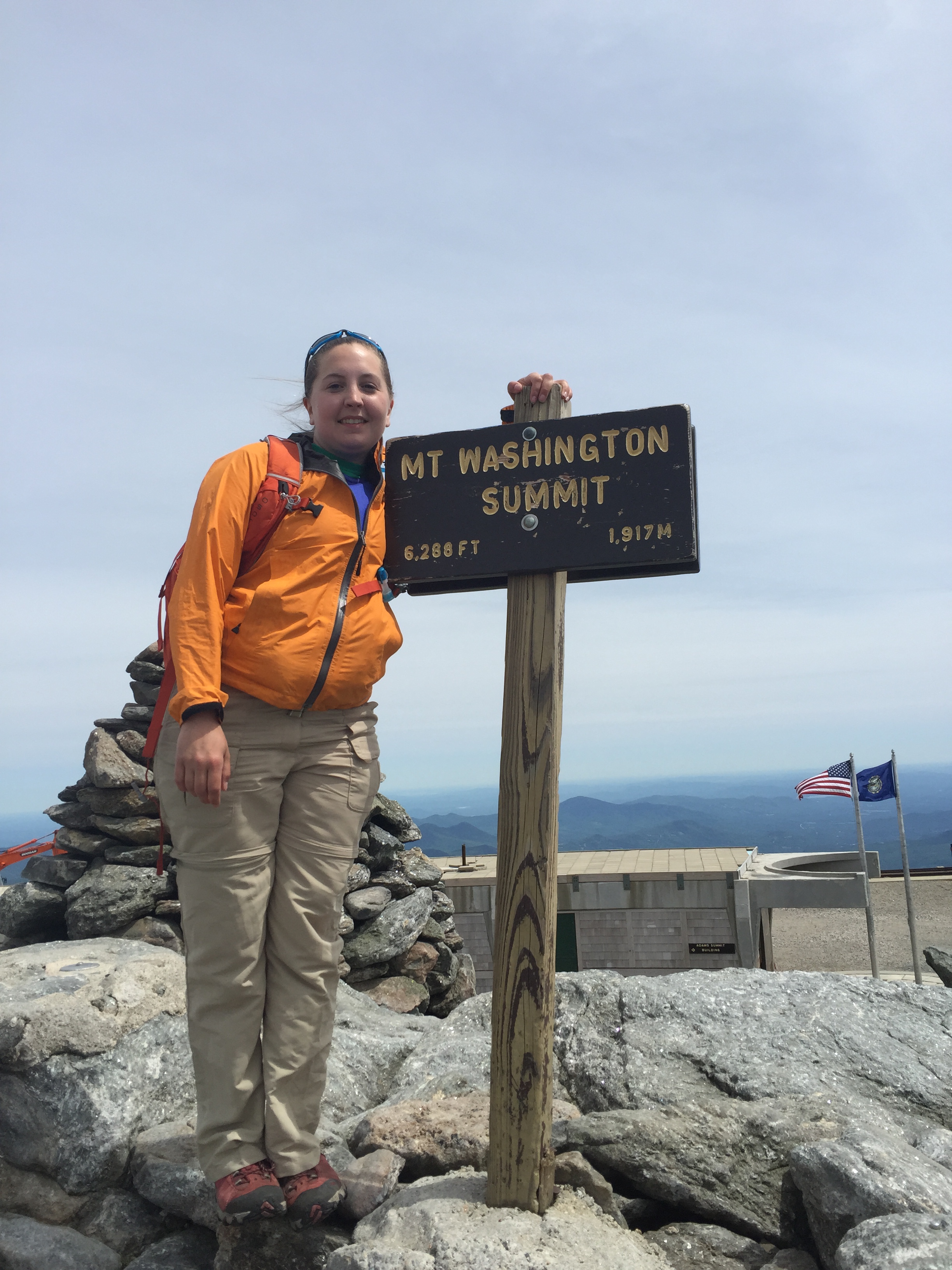This Hiker Climbed Mt. Washington!